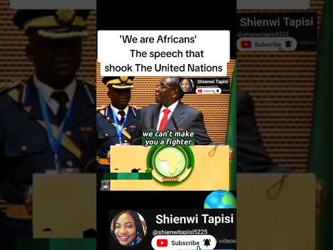 Great Speech by Robert Mugabe