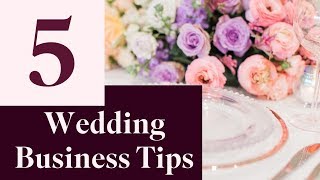 5 Ways to Fast Track Your Wedding Business