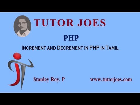 increment and decrement php tamil