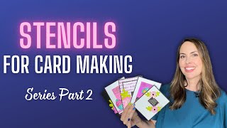 Stencils for Card Making Part 2 - Embossing + LOTS of Cards #crafts #cards #handmade #papercrafts