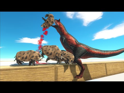 50 Pigs Protect The King - Animal Revolt Battle Simulator