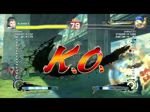 SSF4 AE: Uryo (Sakura) vs yukky131 (Yun) - Ranked Match (720p HD)