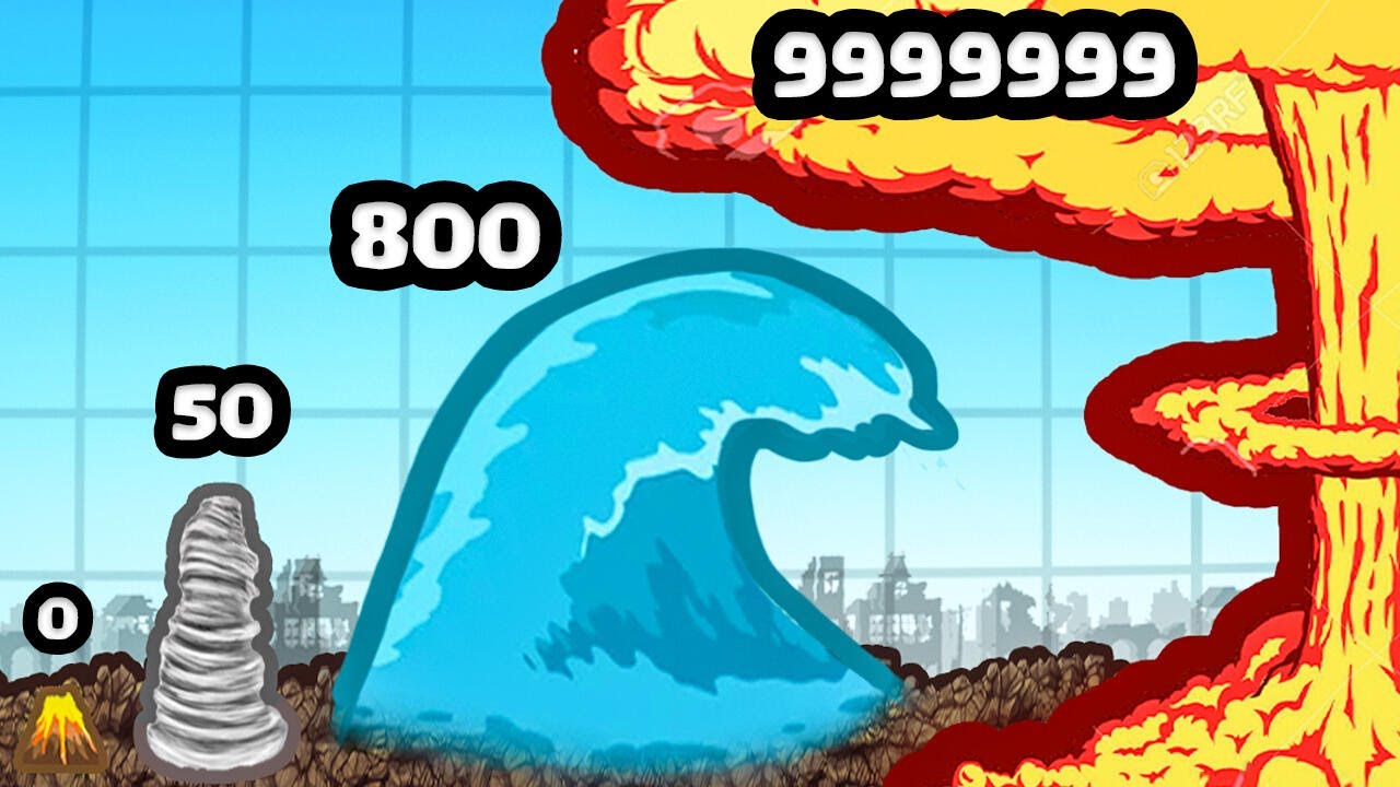 Can I Create The STRONGEST NATURAL DISASTER? (Tsunami - Tornado - Volcano)