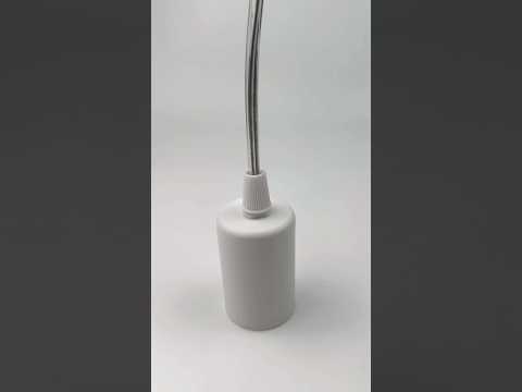 Втулка фіксатор проводу для стельових кріплень або патронів біла