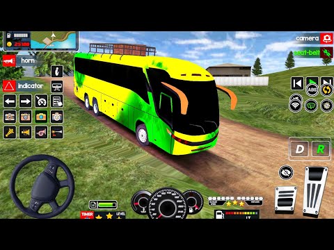 Best Bus Games 2025 - Real Coach Bus Realistic Offroad Driving Games - Android GamePlay