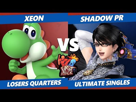 First Attack 2019 SSBU -  Xeon (Yoshi, Diddy, Snake) Vs. Shadow PR (Bayo, Palu) Smash Ultimate LQ