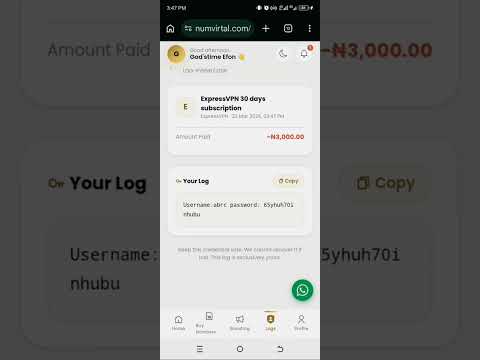 How to Buy Logs on Numvirtal