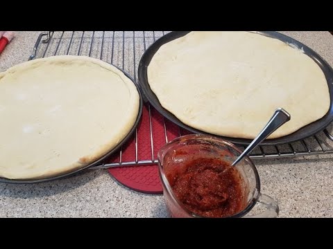 Pizza Crust Salt Free & Pizza Sauce