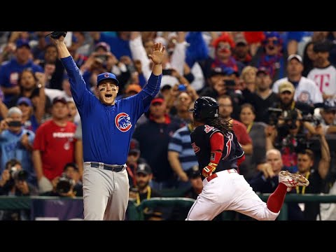 MLB Top Moments - Cubs vs Indians 2016 World Series Game 7 Final 3 Outs - Pat Hughes Radio Call