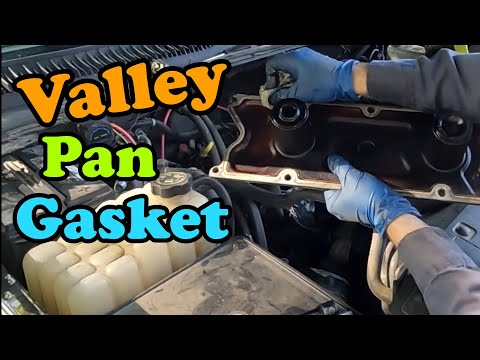 1999-2006 Chevy Silverado Valley Plate Valley Pan Gasket Replacement (How To)