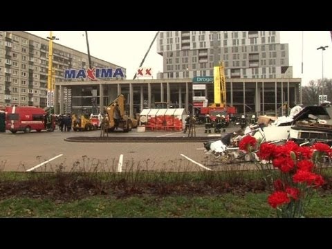 Dozens dead in Latvia after supermarket roof collapse
