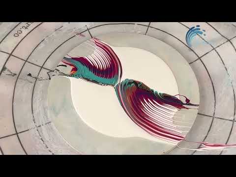 542. Sheleeart - Acrylic Fluid Art - The Combover is back baby!