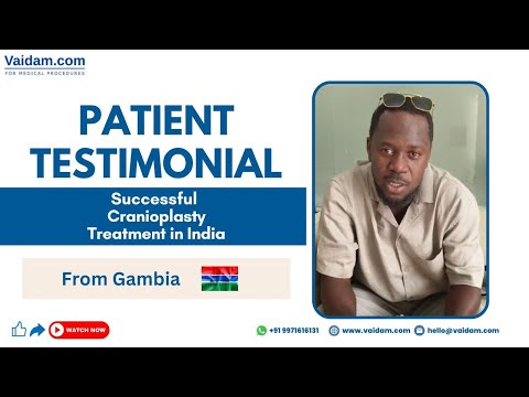 Happy Patient from Gambia I Cranioplasty with 3D PEEK Implant Treatment in India