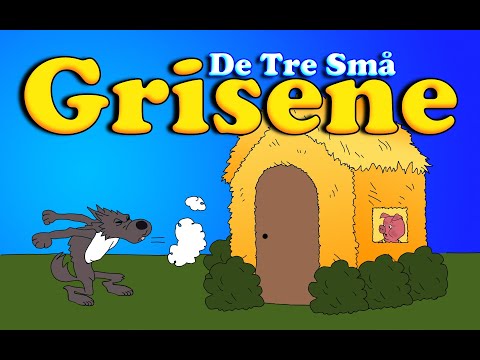 De Tre Små Griser og Ulven 🐷🐺 | Eventyr For Barn | Med bilder og tekst | Barneforlaget
