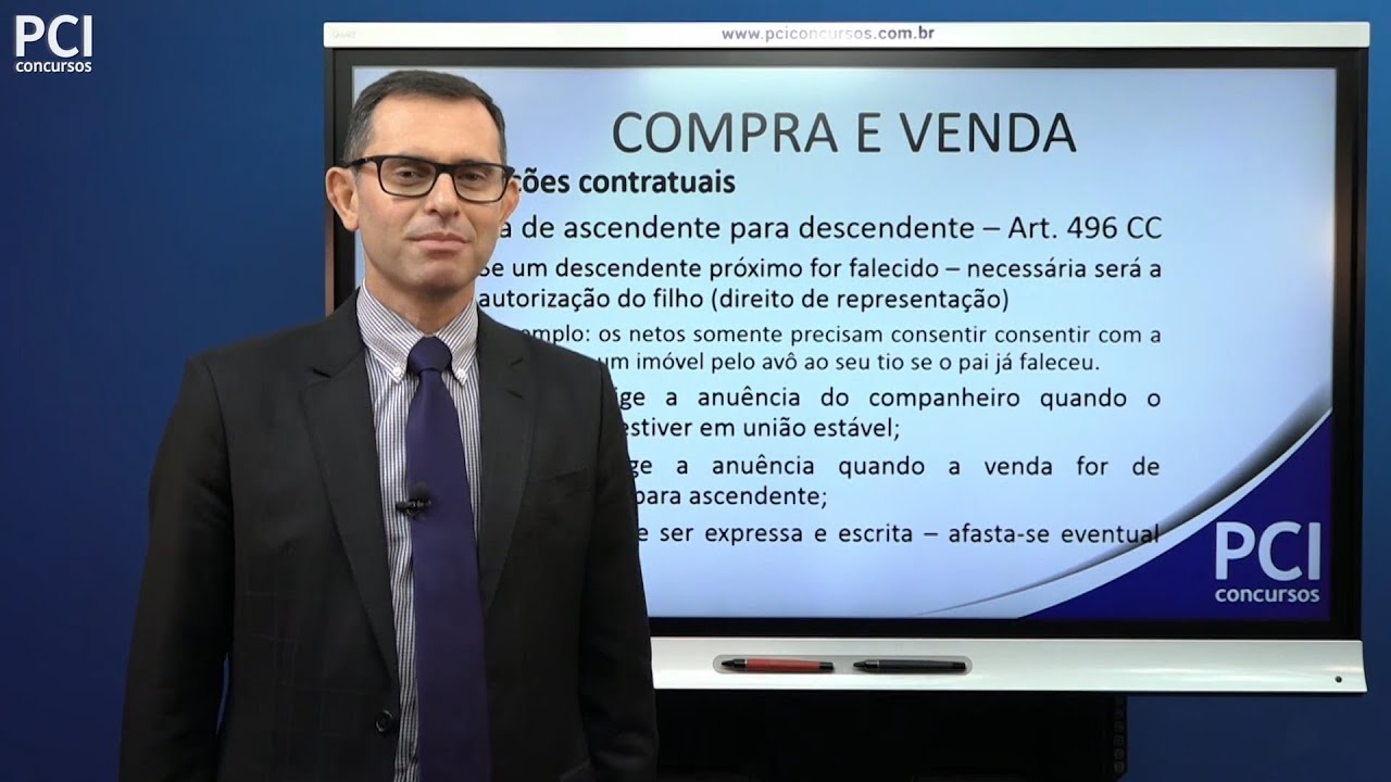 Aula 33 - Contratos em Espécie - Compra e venda - Restrições e Cláusulas Especiais