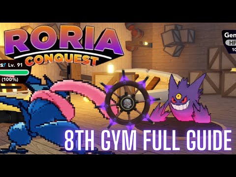 HOW TO BEAT 8TH GYM! BRICK BRONZE RORIA CONQUEST