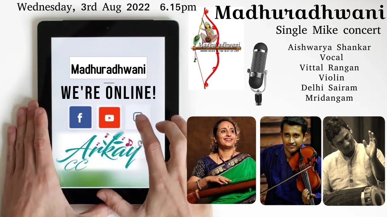 Madhuradhwani Single Mike concert Aishwarya Shankar Vocal