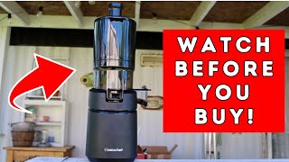 AMZCHEF - 5.3-inch Self-Feeding Masticating Juicer - FULL Review 🌺