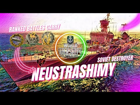 Russian Destroyer Neustrashimy wows ( Interesting Gameplay ) World of Warships #gaming