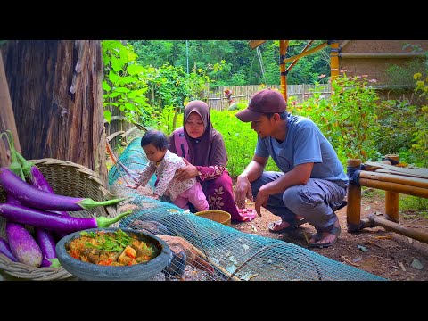 Living in the village, eating simple meals from the garden, enjoying the fresh natural surroundings