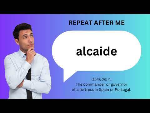 How to SAY and USE 'ALCAIDE'