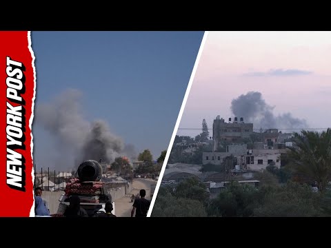 Palestinians evacuate as Israel launches strikes on northern Gaza and Deir al-Balah