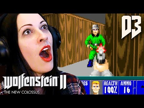 Wolfenstein 2 Walkthrough Part 3 - Wolfenstein 3D