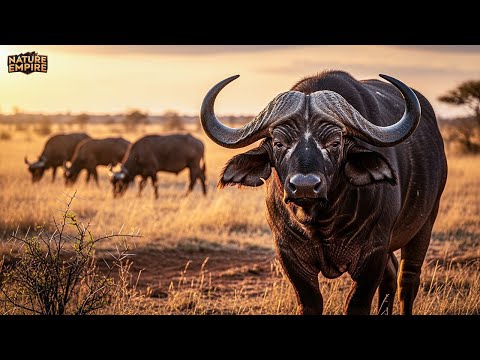 BÚFALO AFRICANO | El Indomable Gigante que Desgarra Leones en la Sabana Africana – Documental Animal