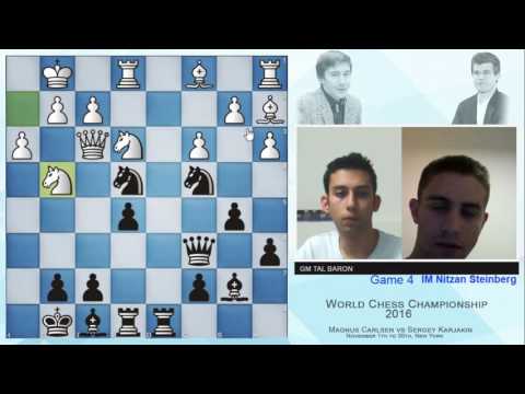 World Championship | Round 4 Recap- GM Tal Baron & IM Nitzan Steinberg on lichess.org