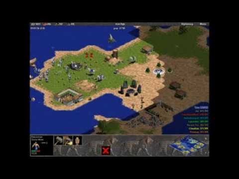 Babylon vs 7 Hardest. Random map. Small Islands. Part 2 - Converting. Age of Empires.