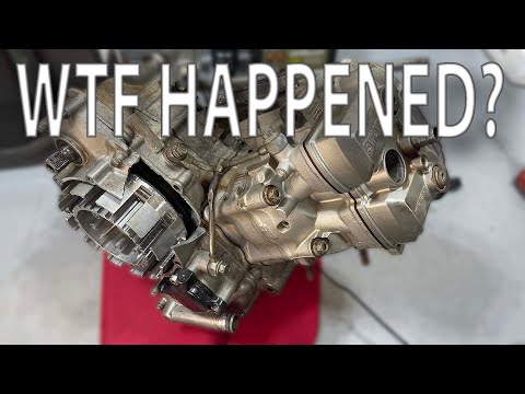 2008 Yamaha YZ250F Clutch Exploded Ep46