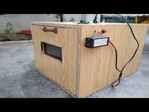 How to make an Egg Incubator || Hatching eggs || DIY Egg Incuabtor