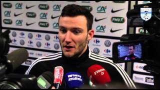 La zone mixte après Red Star Saint Etienne