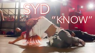 Syd - "KNOW" - JR Taylor Choreography