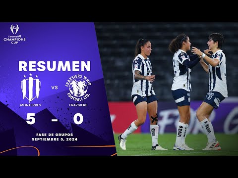 Monterrey vs Frazsiers | 2024/25 Concacaf W Champions Cup | Group Stage