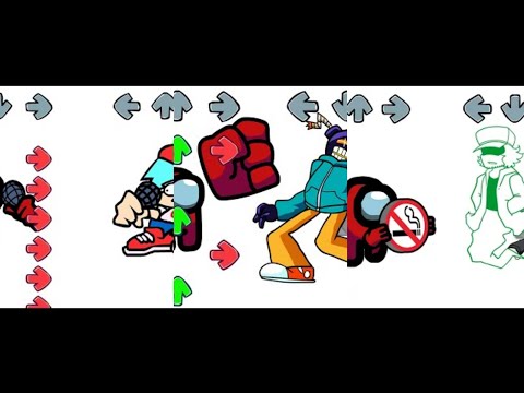 Mini Crewmate Kills Friday Night Funkin' Characters - Collection