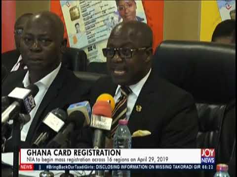 Ghana Card Registration - AM Show on JoyNews (26-4-19)