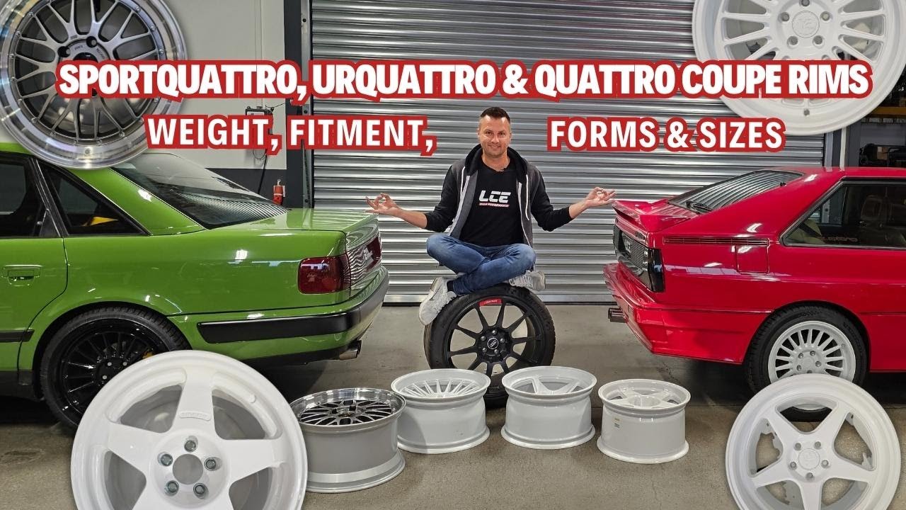Sportquattro, Urquattro, Quattro Coupe Retro Felgen & BBS Fitment, Gewicht & Form | LCE Performance