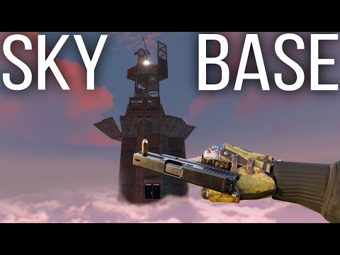 Asi Hice una BASE EN EL CIELO - RUST Película ☁️🍿