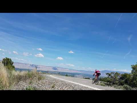 Klishy doing hill repeats!