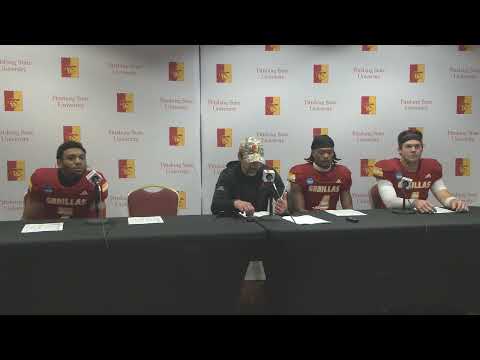 Pitt State Football postgame press conference: NCAA Division II Playoffs vs. Chadron State