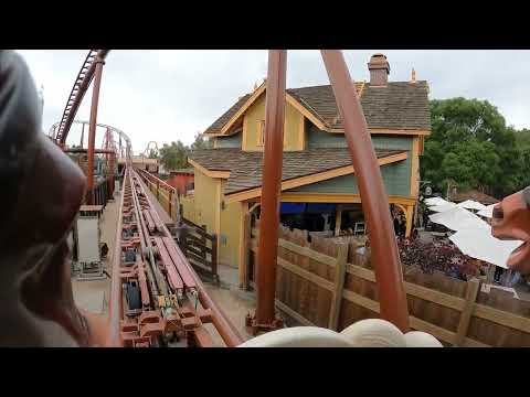 Onride: 'Pony express' 🎢 4K/POV 2023 - Knott's berry farm