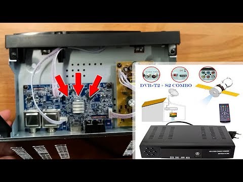 Combo DVB T2 S2 HD Satellite TV Receiver | Unboxing & disassembly / Receiver Т2 - S2 HD Combo
