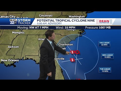 Imelda likely to form this weekend with impacts for the southeast