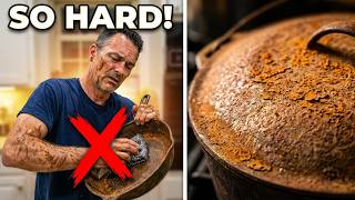 I Regret NOT Using A Lye Bath... (Cast Iron Restoration Pt. 1)