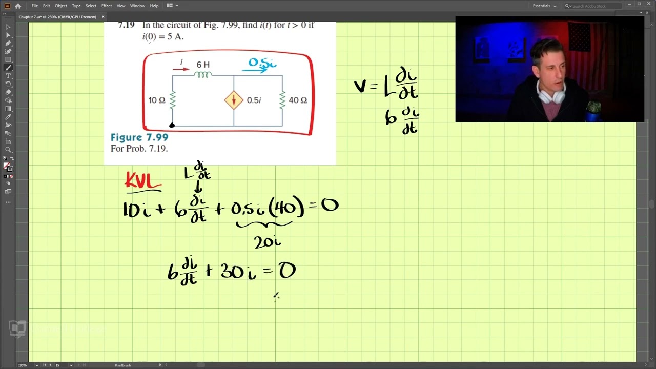 7.19 - Example Problem - Fundamentals of Electric Circuits