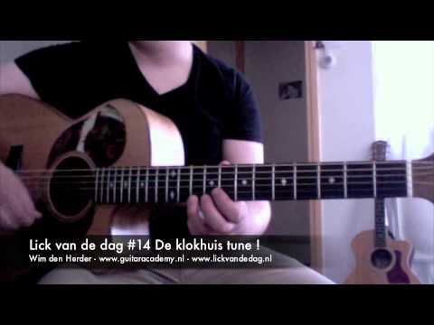 Wim's GuitarLickzz #14 De klokhuis tune