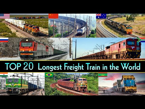 TOP 20 LONGEST FREIGHT TRAINS IN THE WORLD 2026 || World's Longest Train