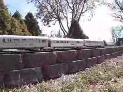 Pioneer Zephyr's first run in SCRR.