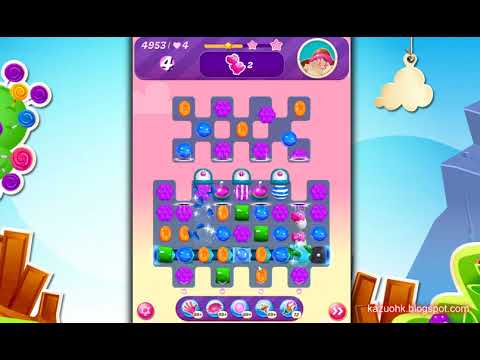 Candy Crush Saga Level 4953 - Without Boosters Gameplay